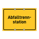 Abfalltrenn- station & Abfalltrenn- station & Abfalltrenn- station & Abfalltrenn- station