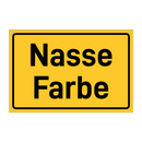 Nasse Farbe