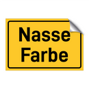 Nasse Farbe