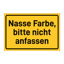 Nasse Farbe, bitte nicht anfassen & Nasse Farbe, bitte nicht anfassen