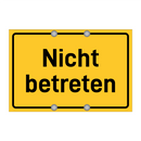 Nicht betreten