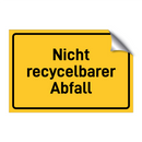 Nicht recycelbarer Abfall