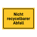Nicht recycelbarer Abfall