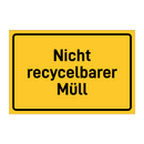 Nicht recycelbarer Müll