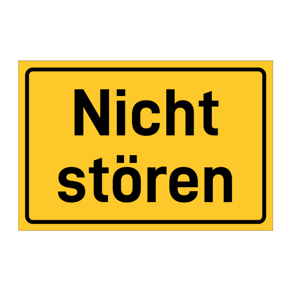 Nicht stören