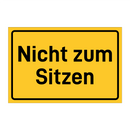 Nicht zum Sitzen
