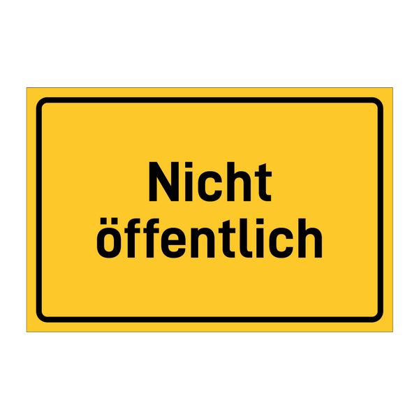 Nicht öffentlich