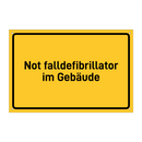 Not falldefibrillator im Gebäude