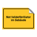Not falldefibrillator im Gebäude