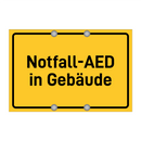 Notfall-AED in Gebäude