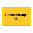 Aufbewahrungs- ort & Aufbewahrungs- ort & Aufbewahrungs- ort & Aufbewahrungs- ort