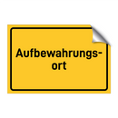 Aufbewahrungs- ort & Aufbewahrungs- ort & Aufbewahrungs- ort & Aufbewahrungs- ort
