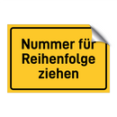 Nummer für Reihenfolge ziehen