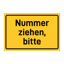 Nummer ziehen, bitte