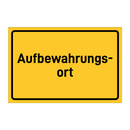 Aufbewahrungs- ort & Aufbewahrungs- ort & Aufbewahrungs- ort & Aufbewahrungs- ort