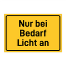 Nur bei Bedarf Licht an