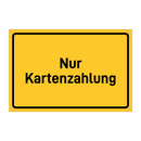 Nur Kartenzahlung