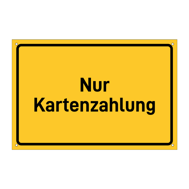 Nur Kartenzahlung