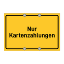 Nur Kartenzahlungen