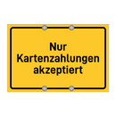 Nur Kartenzahlungen akzeptiert