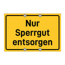 Nur Sperrgut entsorgen