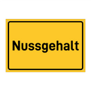 Nussgehalt