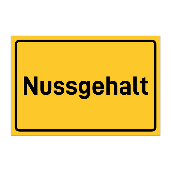 Nussgehalt