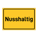 Nusshaltig