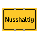 Nusshaltig