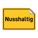 Nusshaltig