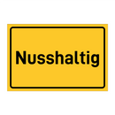 Nusshaltig