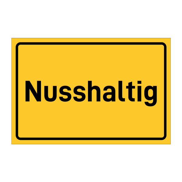 Nusshaltig