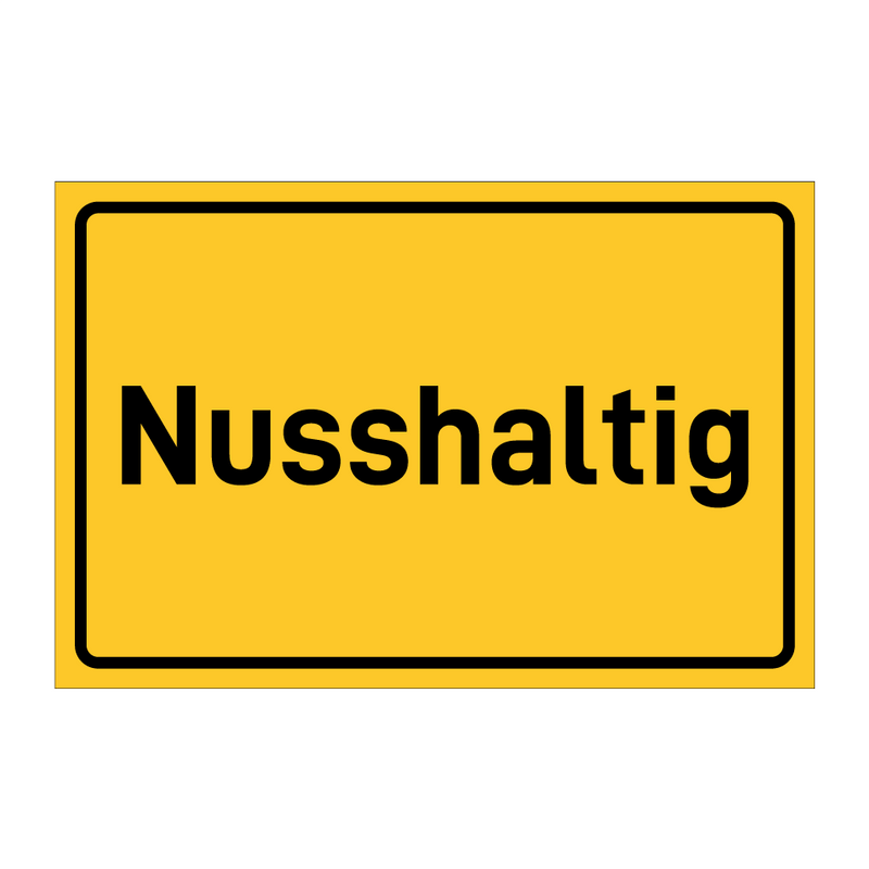 Nusshaltig