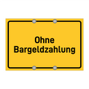 Ohne Bargeldzahlung