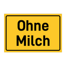 Ohne Milch