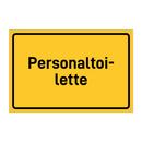 Personaltoi- lette