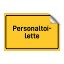 Personaltoi- lette