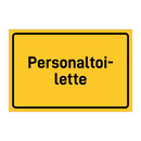 Personaltoi- lette