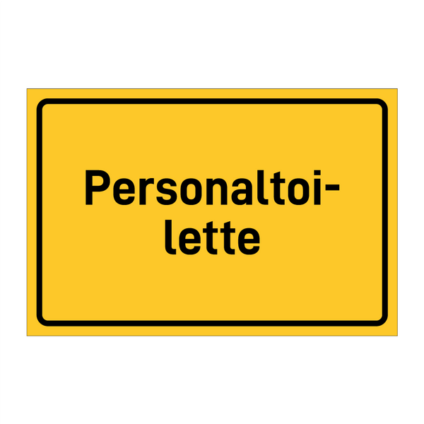 Personaltoi- lette