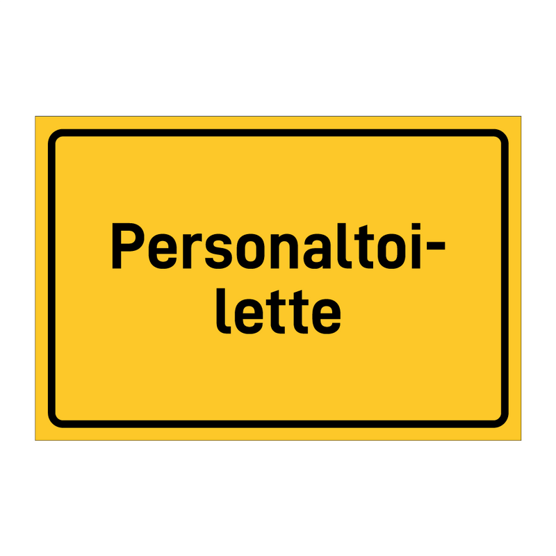 Personaltoi- lette