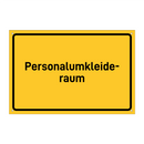 Personalumkleide- raum