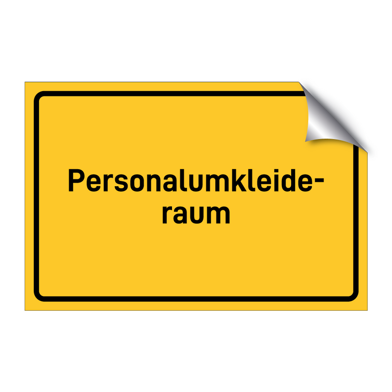 Personalumkleide- raum