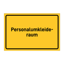 Personalumkleide- raum