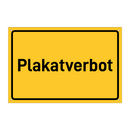 Plakatverbot