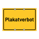Plakatverbot