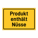 Produkt enthält Nüsse