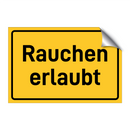 Rauchen erlaubt