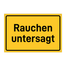 Rauchen untersagt