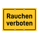 Rauchen verboten