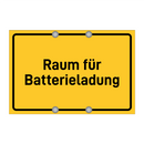 Raum für Batterieladung